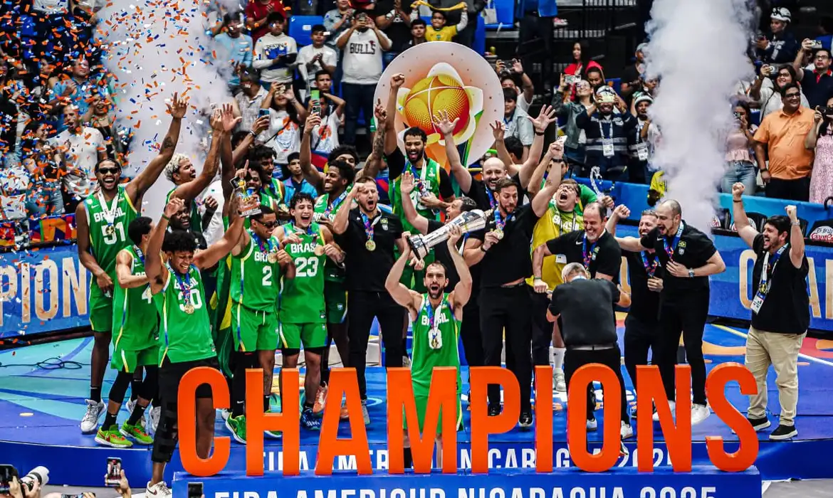 O Brasil voltou a conquistar a Copa América de Basquete após 16 anos de jejum