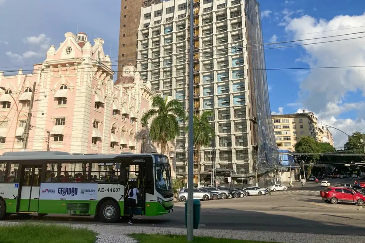 As altas temperaturas podem resultar em dias de muito calor em Belém.