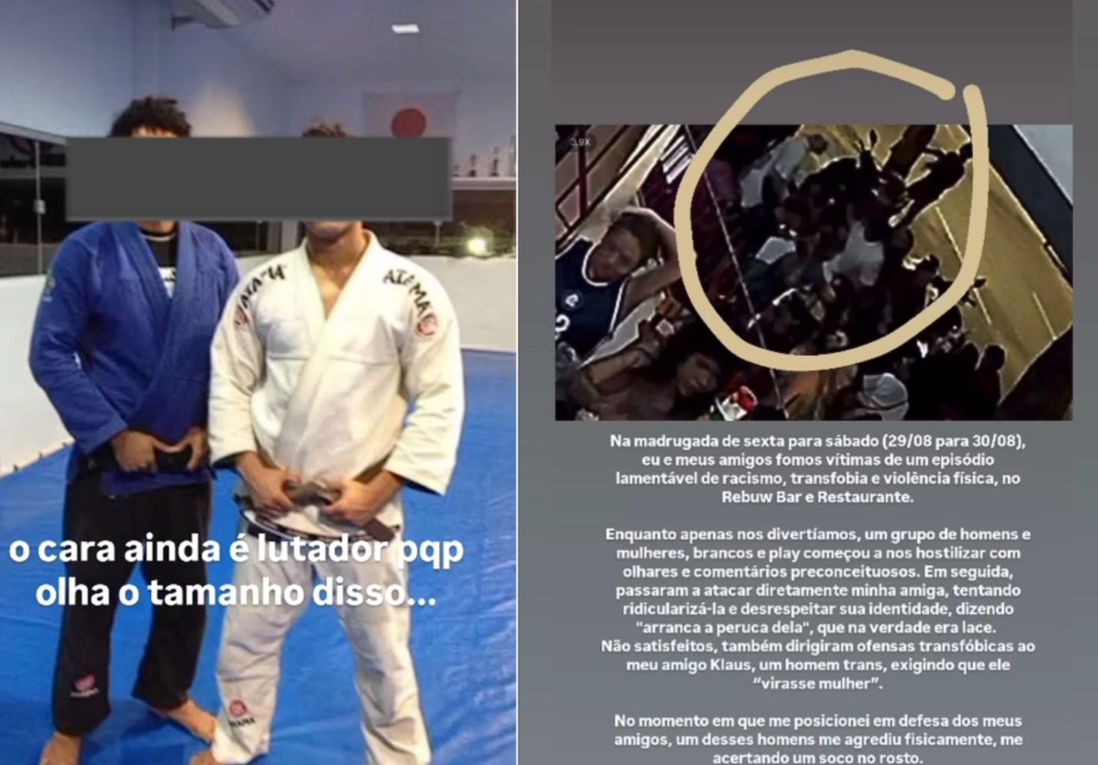 Praticante de artes marciais é acusado de agredir jovem após ataques preconceituosos contra grupo negro e LGBTQIA+