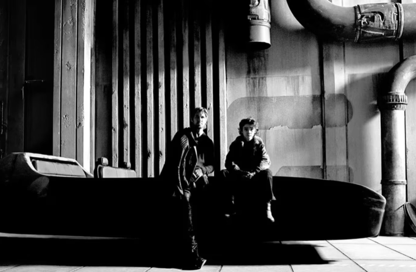 Ryan Gosling e Flynn Gray no set de "Star Wars: Starfighter".