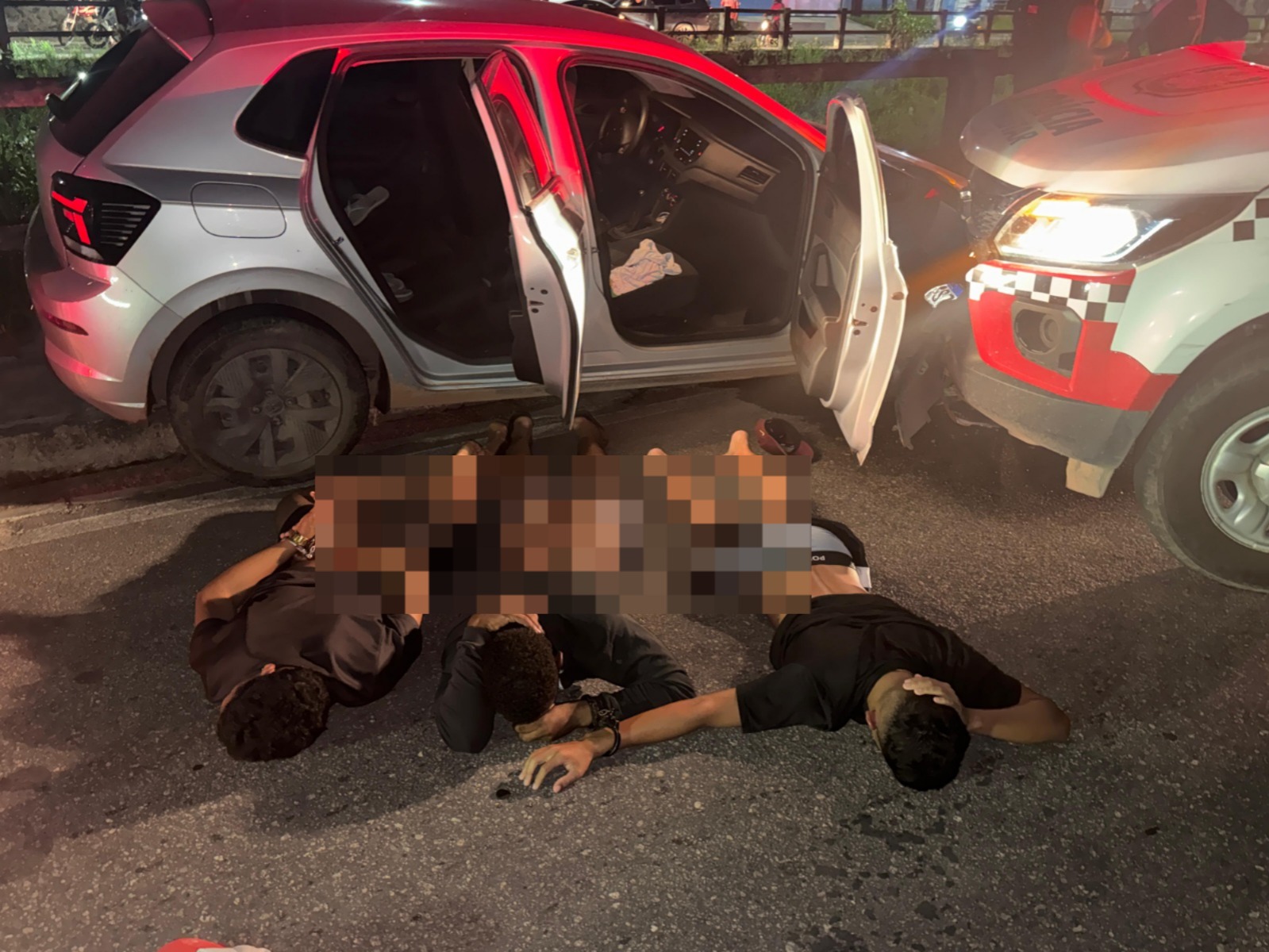 Imagem - Polícia prende quatro suspeitos após perseguição e colisão na Grande Belém