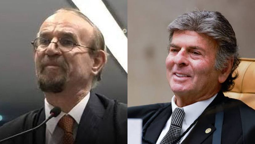 Advogado César Bitencourt e ministro Luiz Fux