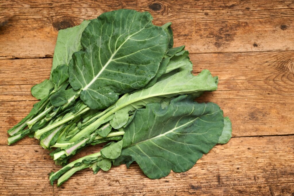 A couve é considerada um superalimento devido à sua alta concentração de nutrientes e fitoquímicos (Imagem: markara | Shutterstock) 