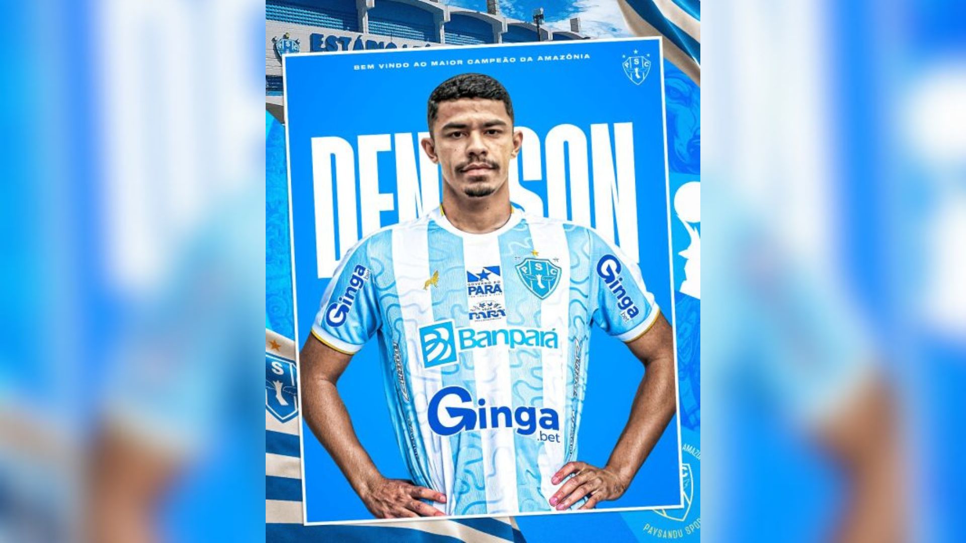 Imagem - Paysandu anuncia atacante como último reforço para a sequência da Série B