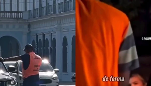Vídeo: influenciador denúncia extorsão de flanelinhas em estacionamentos públicos de Belém