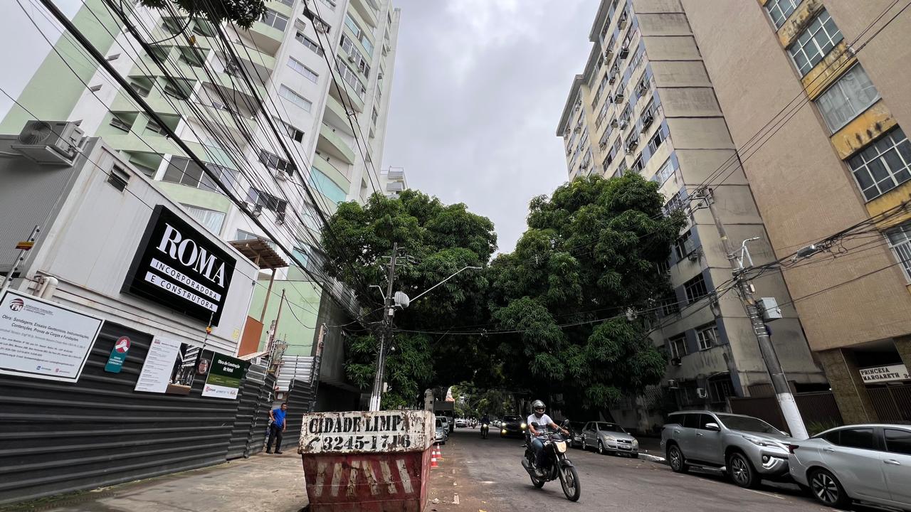 Belém amanheceu sob um céu nublado na manhã desta quarta-feira (03).