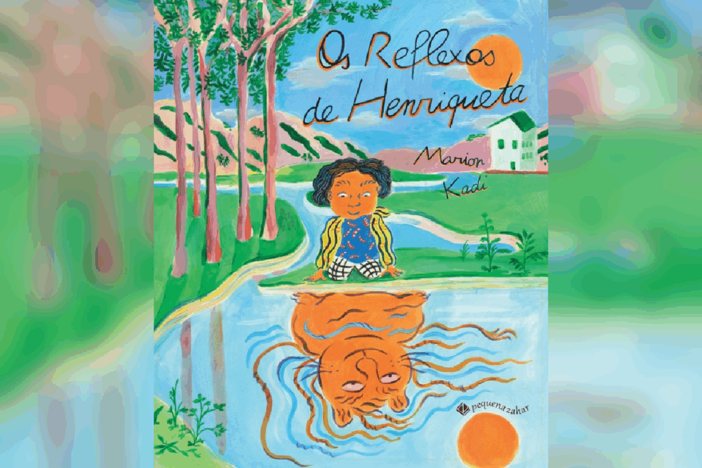 &#8220;Os reflexos de Henriqueta&#8221; conta como uma menina encontra coragem e confiança com um leão ao seu lado (Imagem: Reprodução digital | Pequena Zahar)