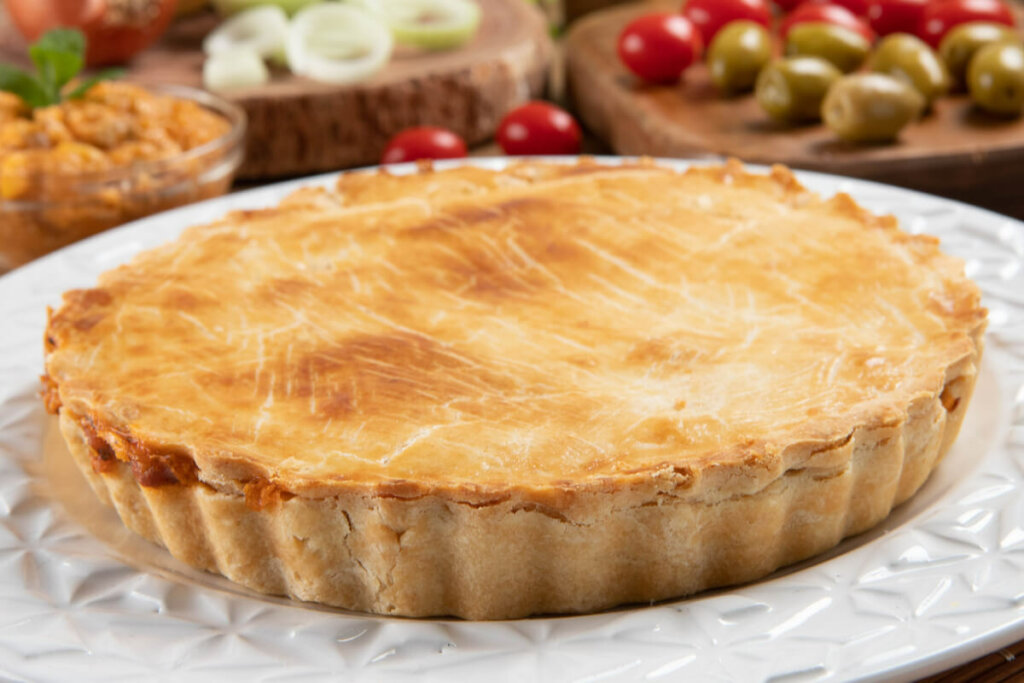 Torta de talos e cascas de legumes (Imagem: Cassiano Correia | Shutterstock)