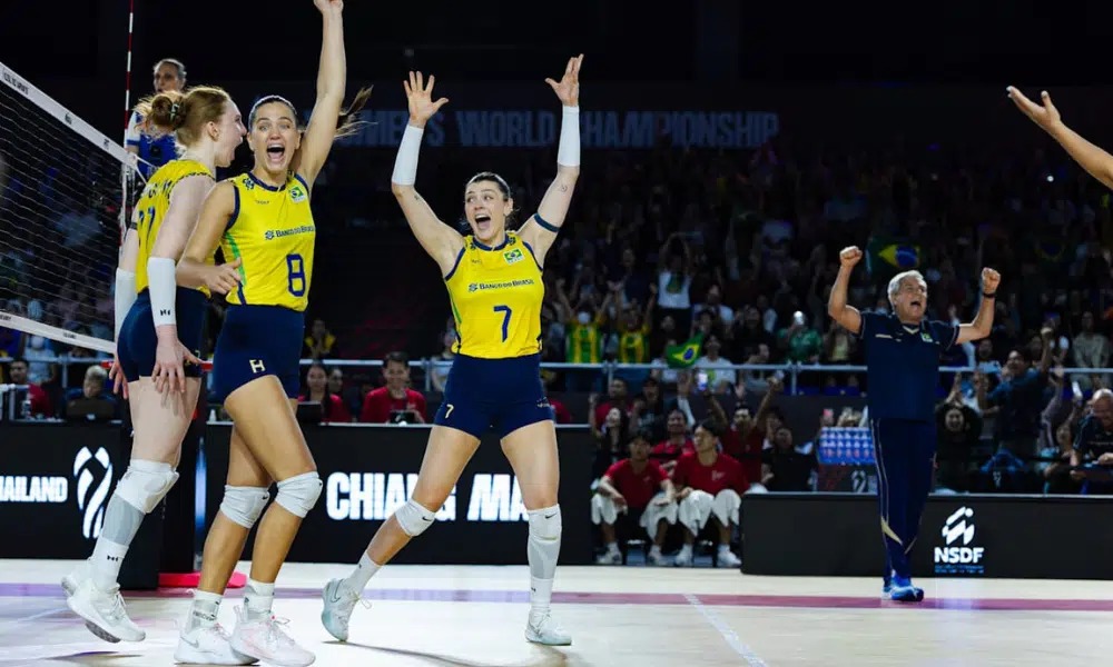 Imagem - Brasil vence a França e avança à semifinal do Mundial de Vôlei Feminino 2025