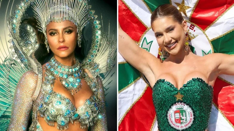 Imagem - 'Somos diferentes', diz Paolla Oliveira sobre Virginia Fonseca nova rainha da Grande Rio