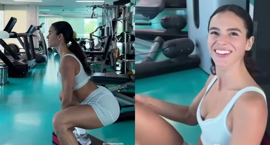 Imagem - Bruna Marquezine dá dica de execução e mostra treino de perna e glúteo; assista