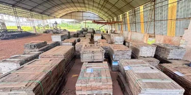 O leilão será presencial para a venda de 46 lotes de madeira serrada de ipê, em tábuas e decking, somando 194,880 m³ de material. 

