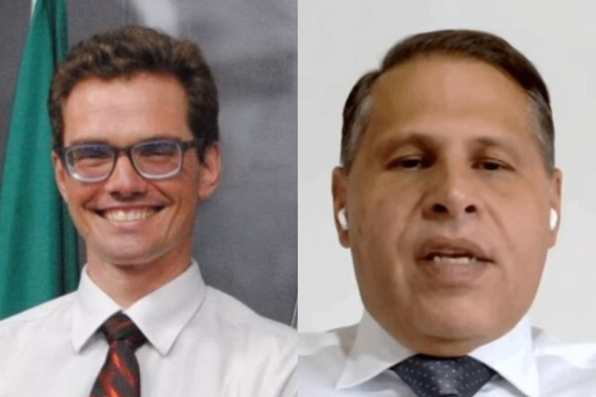  (O perito Eduardo Tagliaferro e o juiz Peter Eckschmiedt)