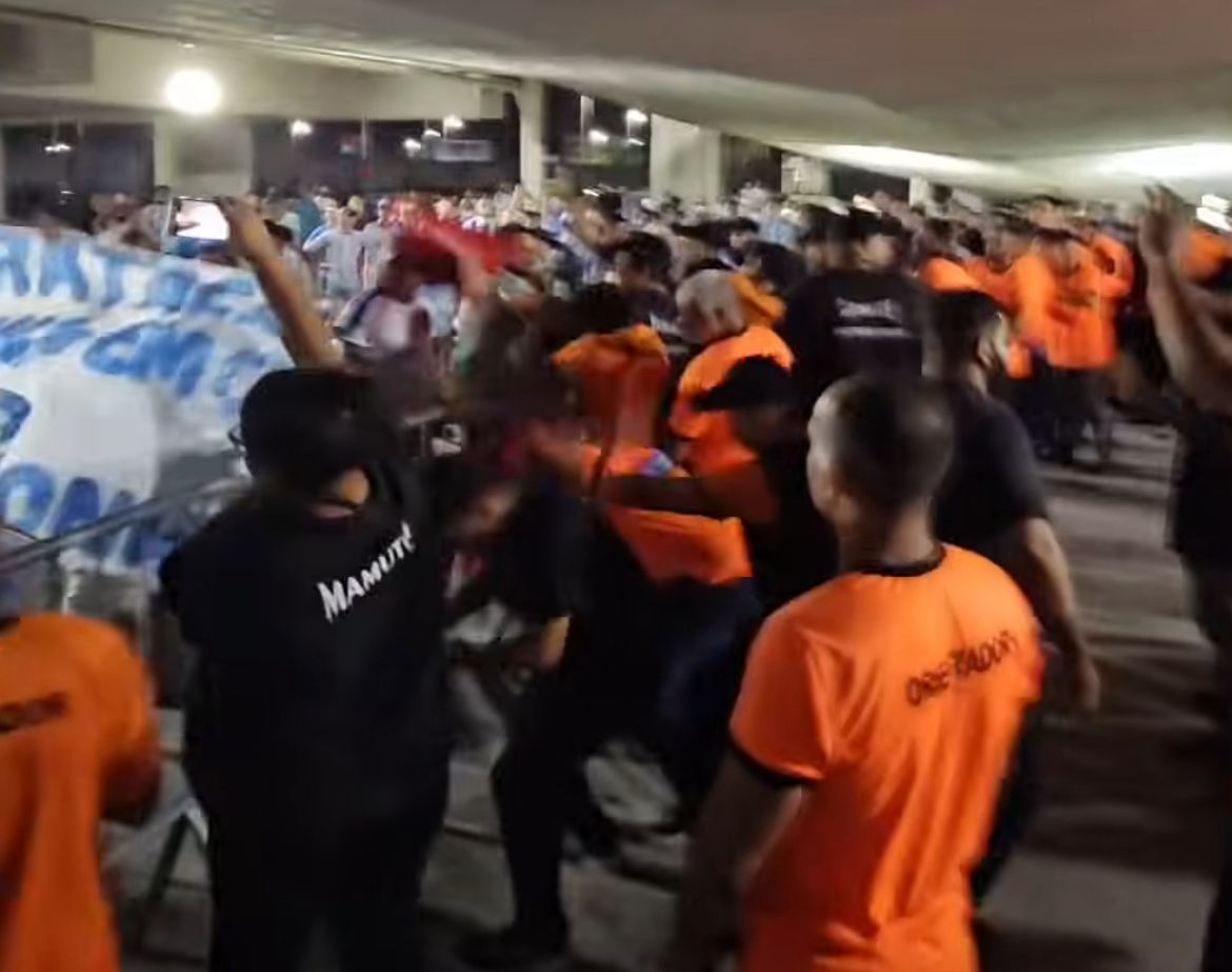 Confusão foi registrada após a derrota do Papão - 
