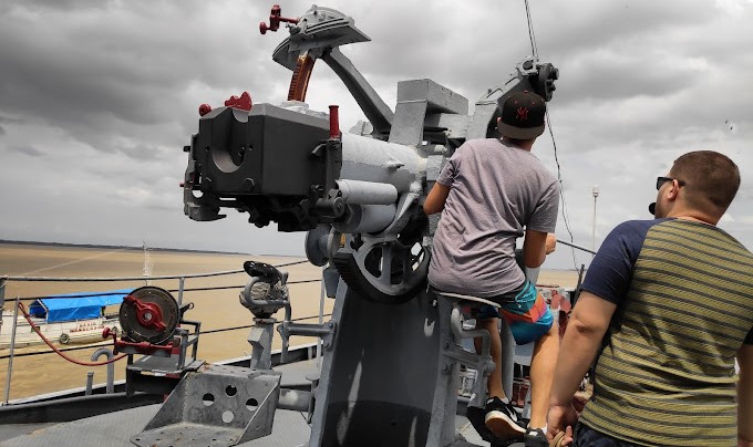 Público pode conhecer as dependências do navio