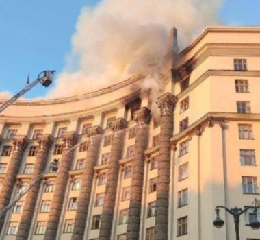 Imagem - Rússia lança maior ataque aéreo da guerra e atinge prédio do governo em Kiev, na Ucrânia