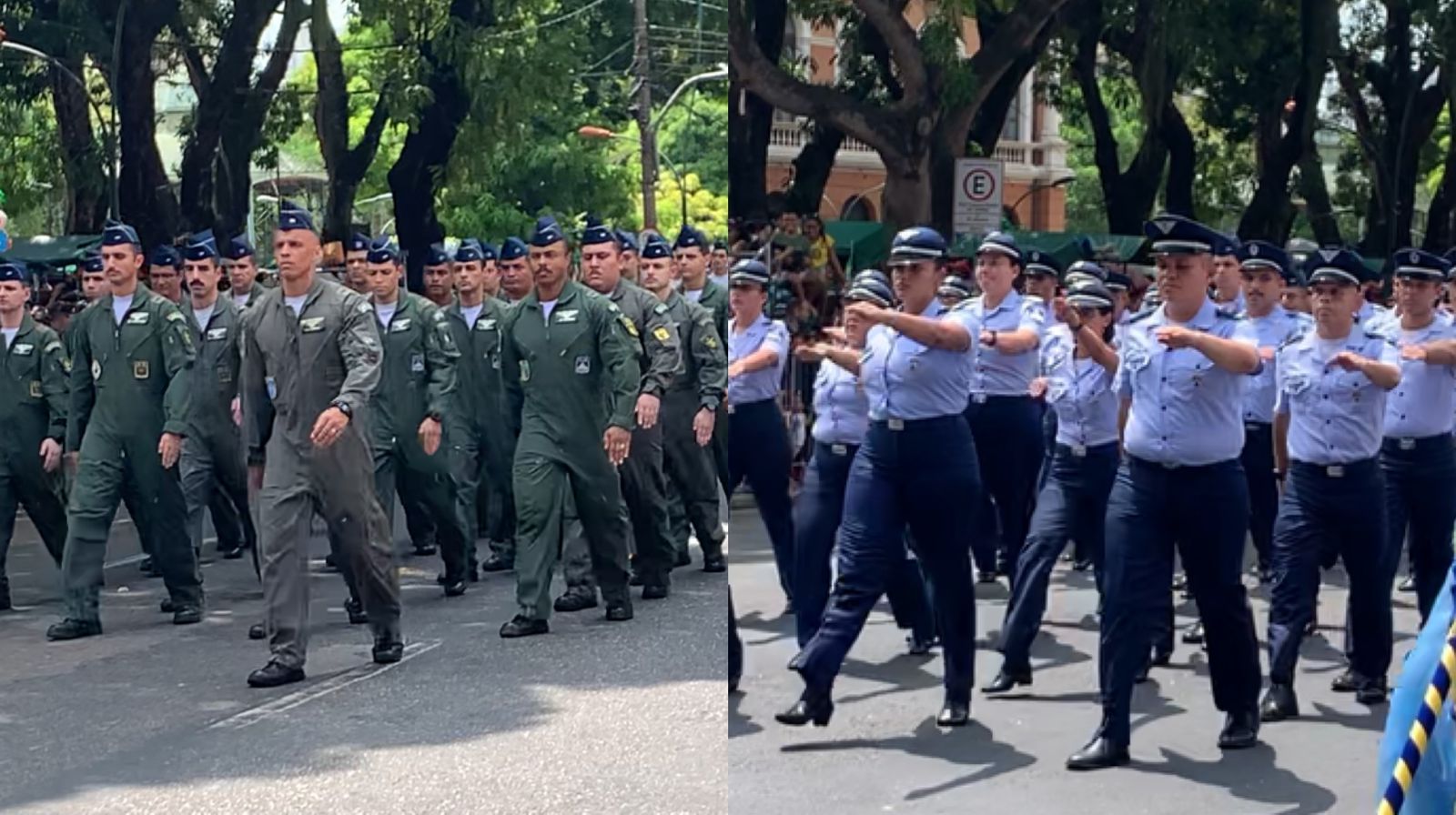 Desfile cívico militar de Belém marca as comemorações dos 203 anos da Independência do Brasil.