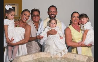 Caçula de Virginia e Zé Felipe, José leonardo é batizado antes de festa de aniversário