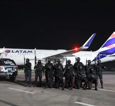 Imagem - Bope realiza simulação de crise com artefato explosivo no Aeroporto de Belém