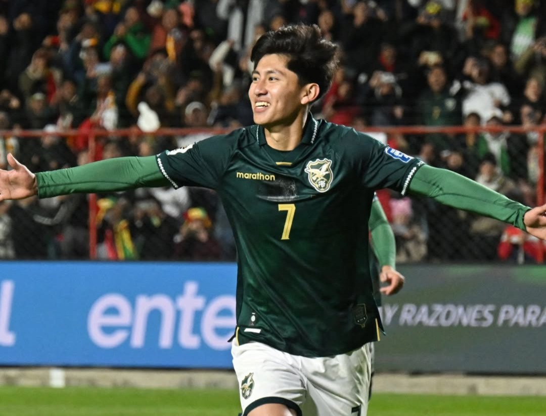 O jovem Miguelito, da seleção boliviana e do América-MG.