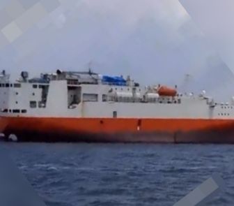 Imagem - Vídeo: navio encalha em ponto de atraque de pescadores em ilha do Marajó no Pará