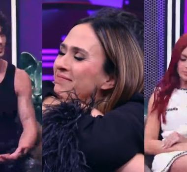 Imagem - Tatá Werneck faz as pazes com Fiuk e Gkay durante entrevista em seu programa