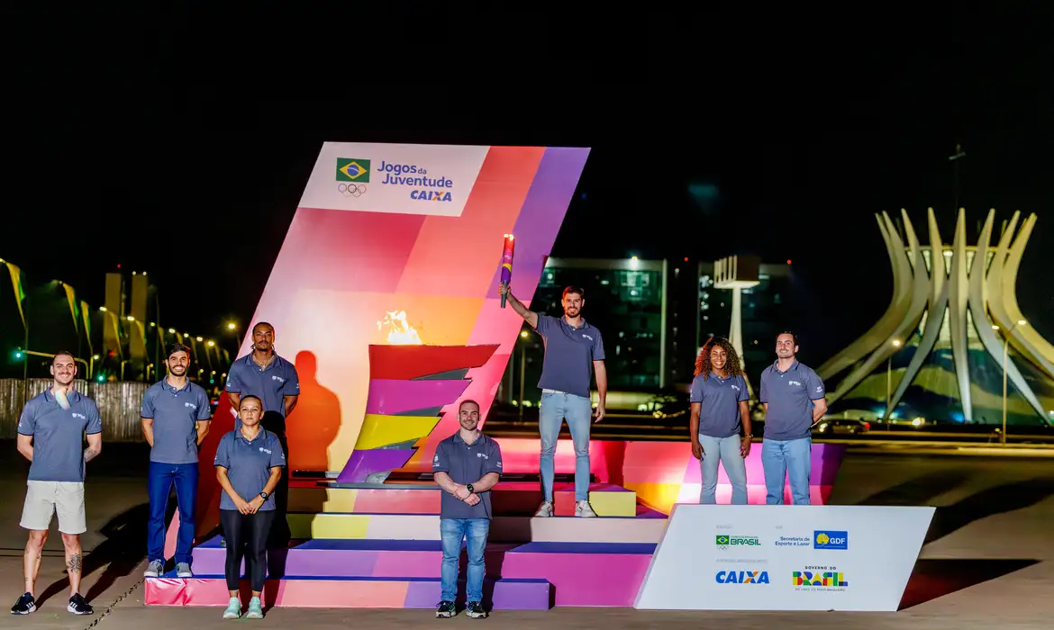 Imagem - Jogos da Juventude são abertos oficialmente com acendimento da pira