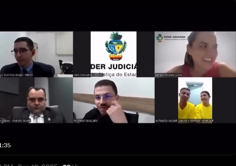 Juíza dá risada com preso ao reconhecê-lo em audiência: 'Você aqui de novo?’