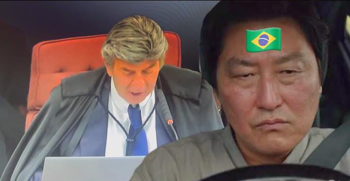 Meme compartilhado no X (antigo Twitter) -