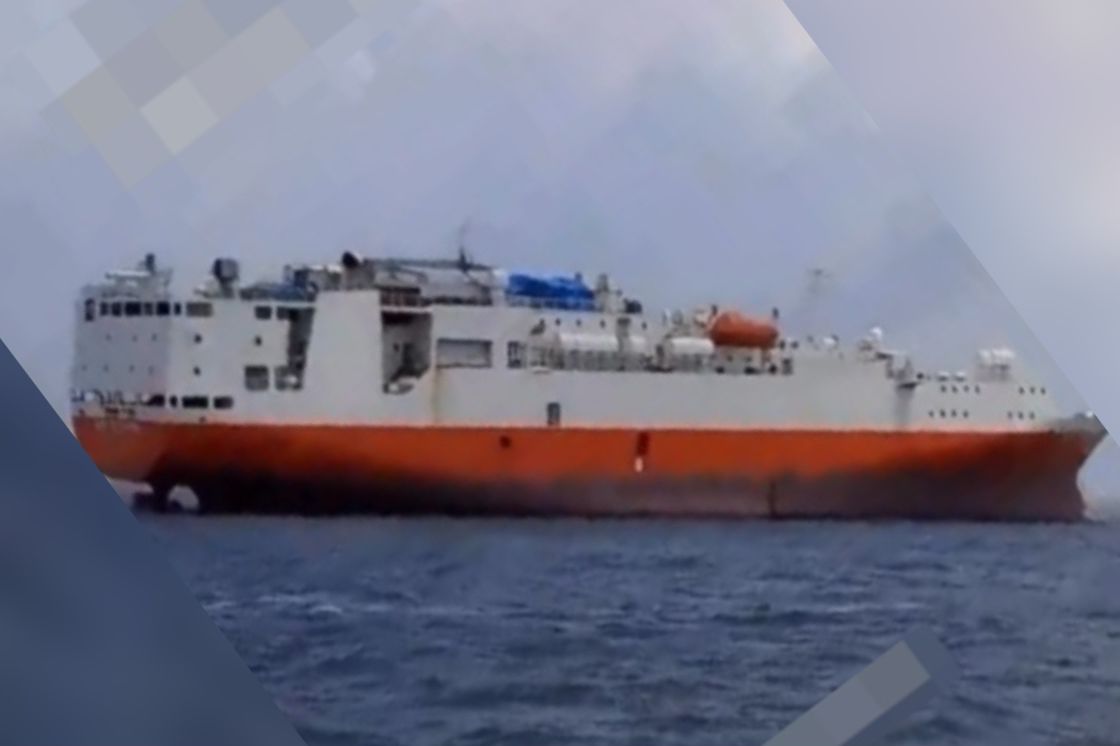 Imagem - Vídeo: navio encalha em ponto de atraque de pescadores em ilha do Marajó no Pará