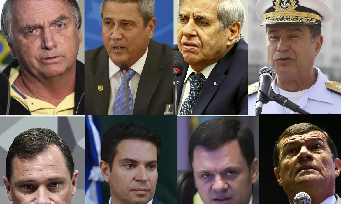 Bolsonaro e aliados foram condenados pelo Supremo na ação da trama golpista. 