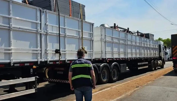 Sefa apreende carga avaliada em mais de R$ 3 milhões no sul do Pará