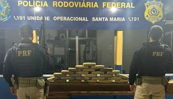 PRF apreende 26 kg de skunk em ônibus na BR-316, no Pará