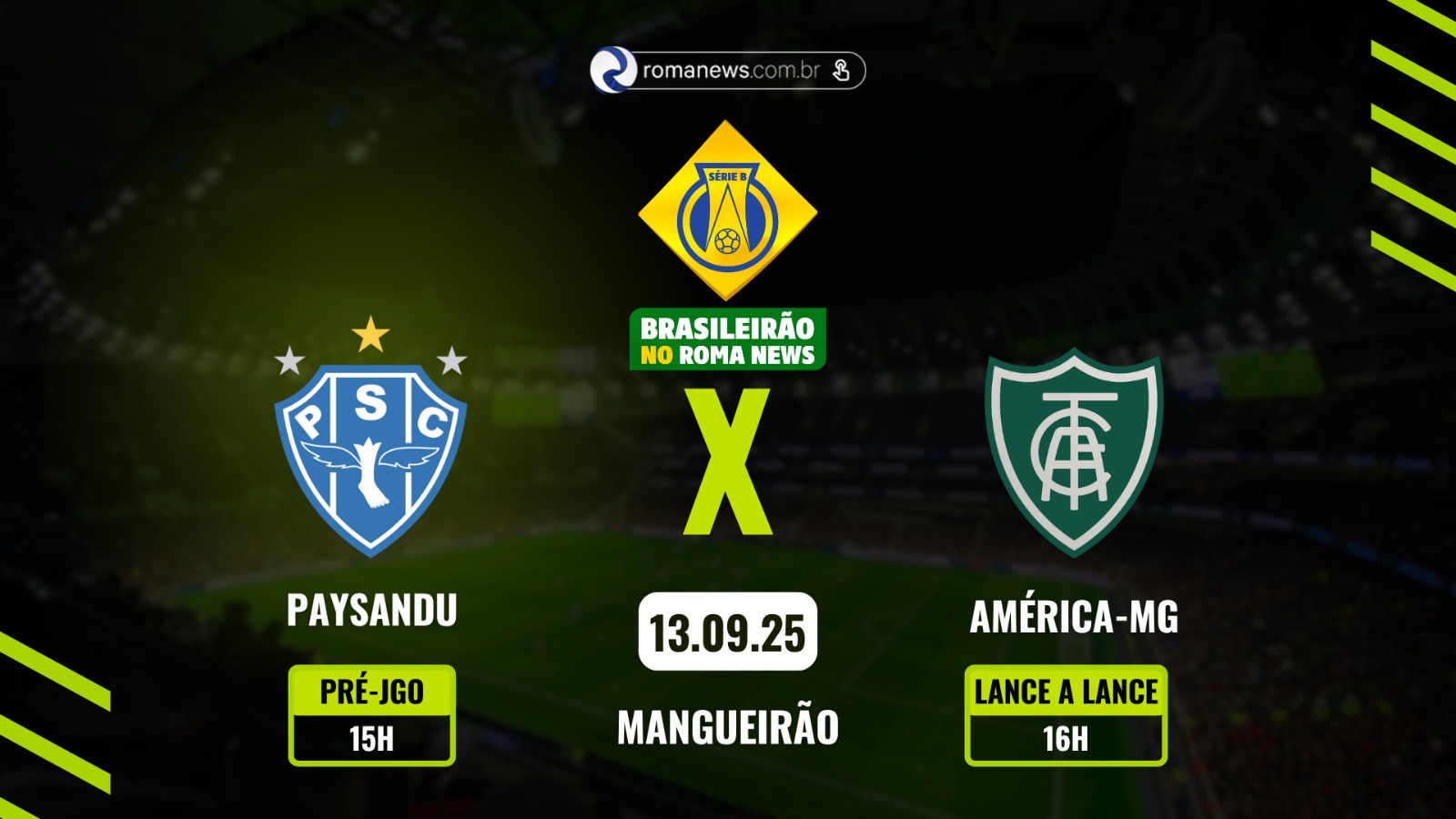 Imagem - Veja como foi o empate entre Paysandu e América-MG no Mangueirão