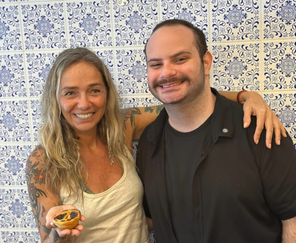 A chef Carole Crema e Pedro Paulo Frias