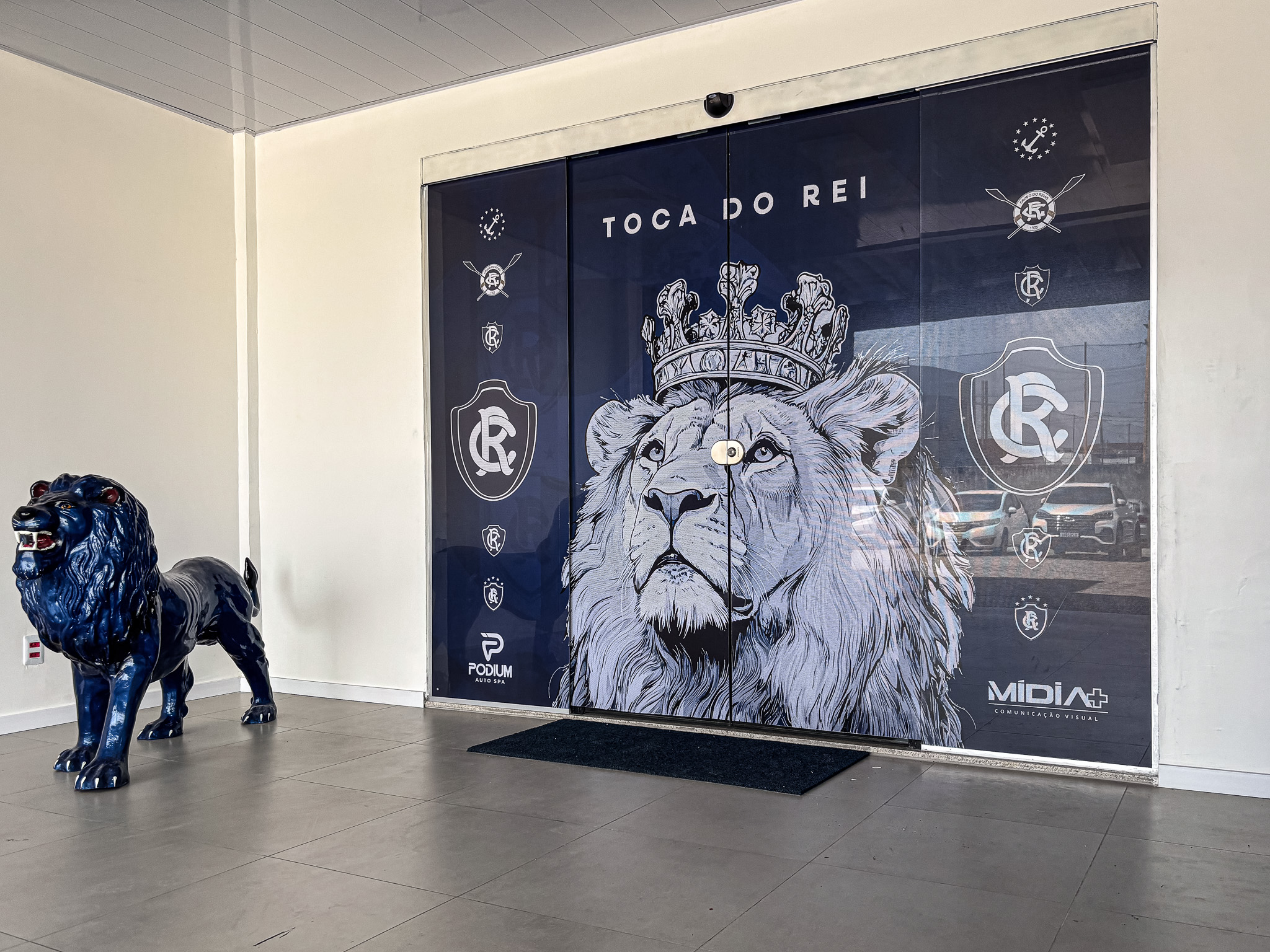 Dependências internas do estádio Baenão -