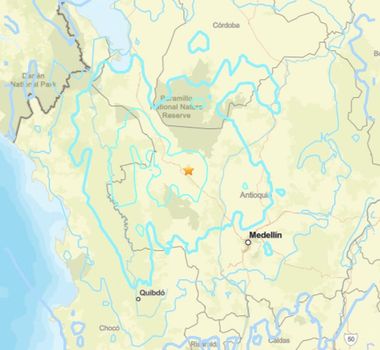 Imagem - Terremoto de magnitude 5,7 atinge a Colômbia