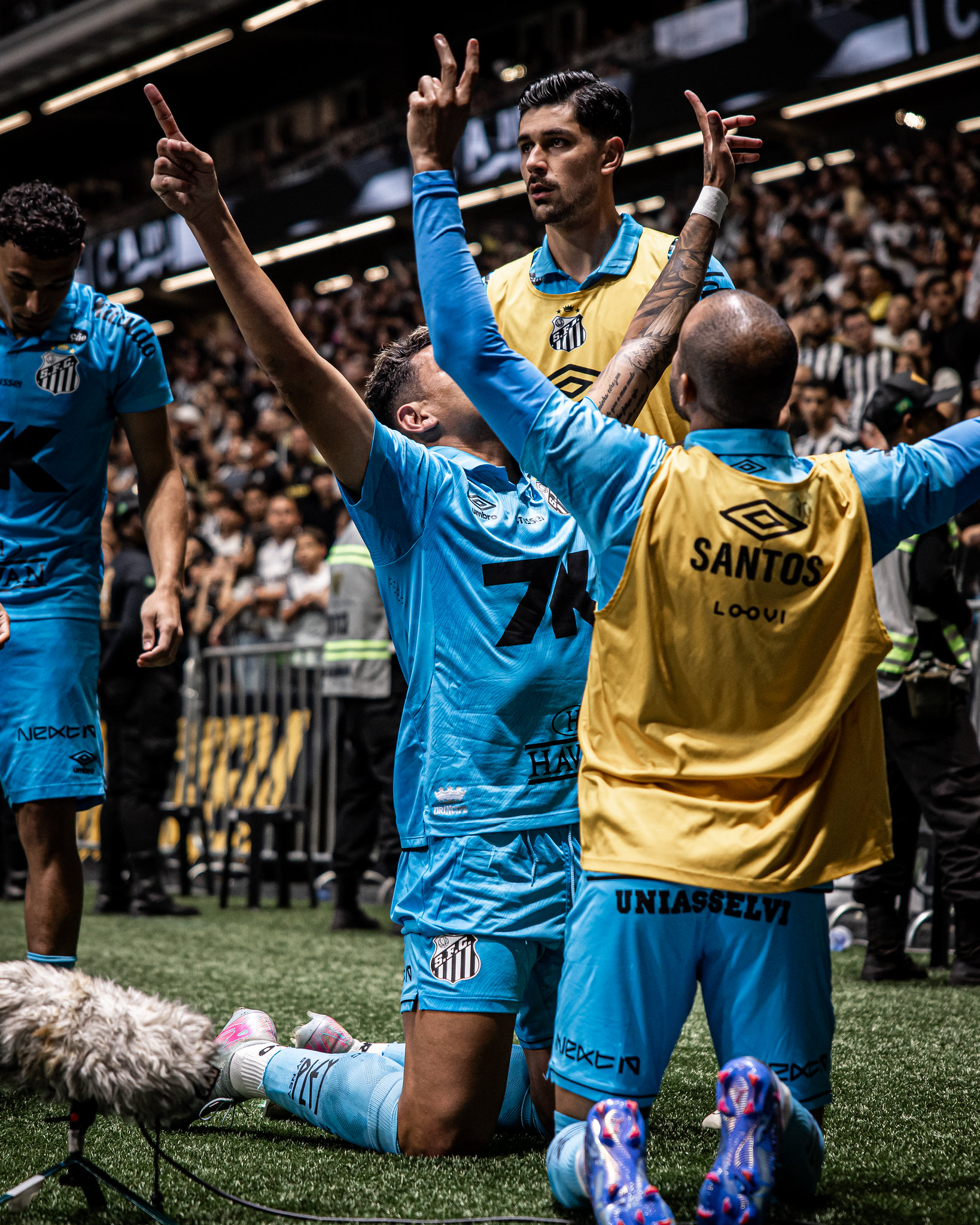 Santos arrancou um empate no final da partida contra o Atlético