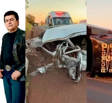 Imagem - Caminhão da dupla Rionegro & Solimões se envolve em grave acidente no Paraná