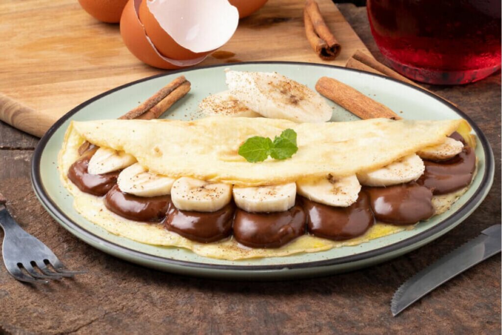 Crepioca de banana e chocolate (Imagem: RoYam | Shutterstock)