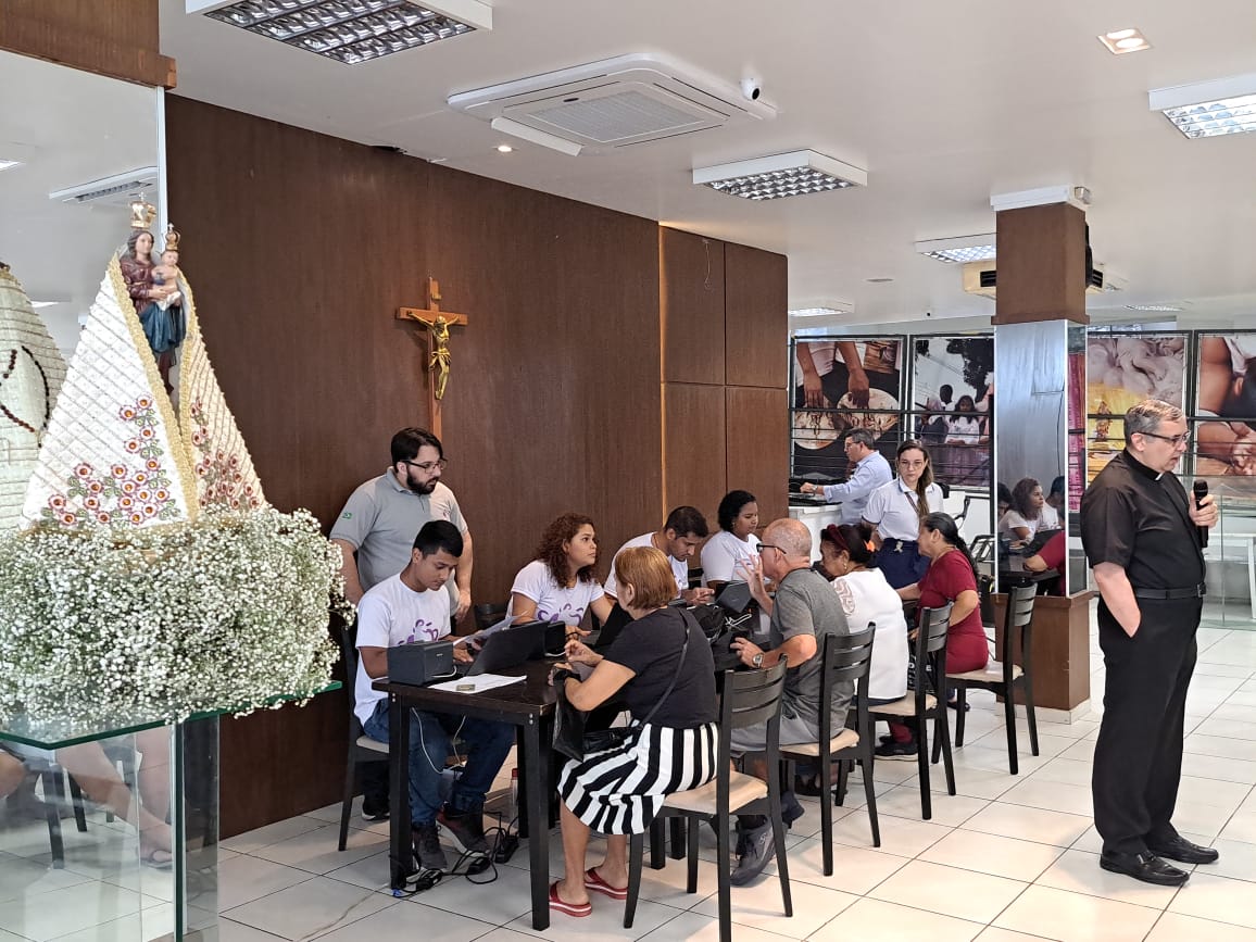 A DFN realiza a entrega dos 900 ingressos gratuitos para as arquibancadas da Trasladação e do Círio 2025.