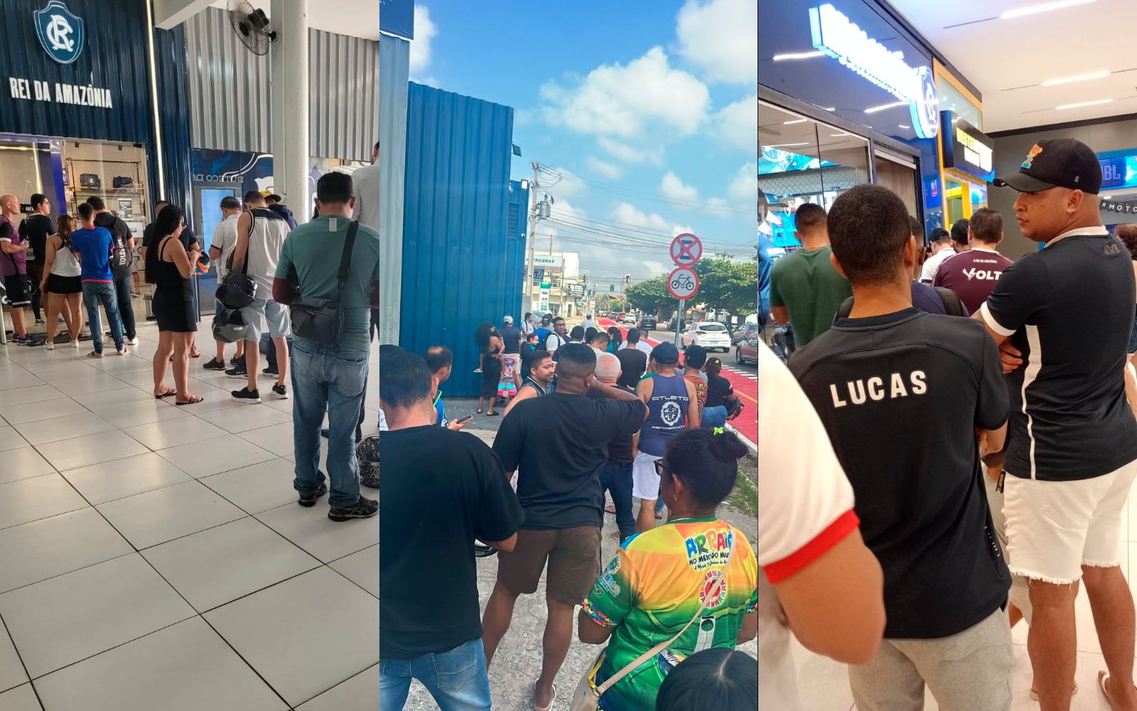 Vários pontos de vendas de ingressos registraram filas - 