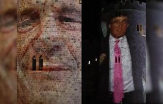 Projeção de Epstein com Trump no Castelo de Windsor resulta em prisões