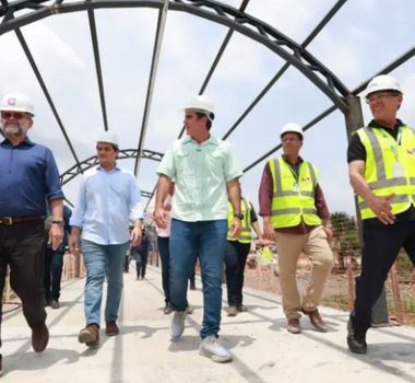 Imagem - Helder Barbalho vistoria obras do Terminal da Tamandaré.
