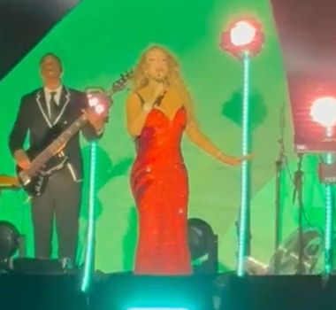 Imagem - Mariah Carey sobe ao palco do Amazônia Live, em Belém