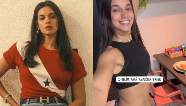 Ex-BBB Alane Dias chega a Belém para participar do show de Mariah Carey