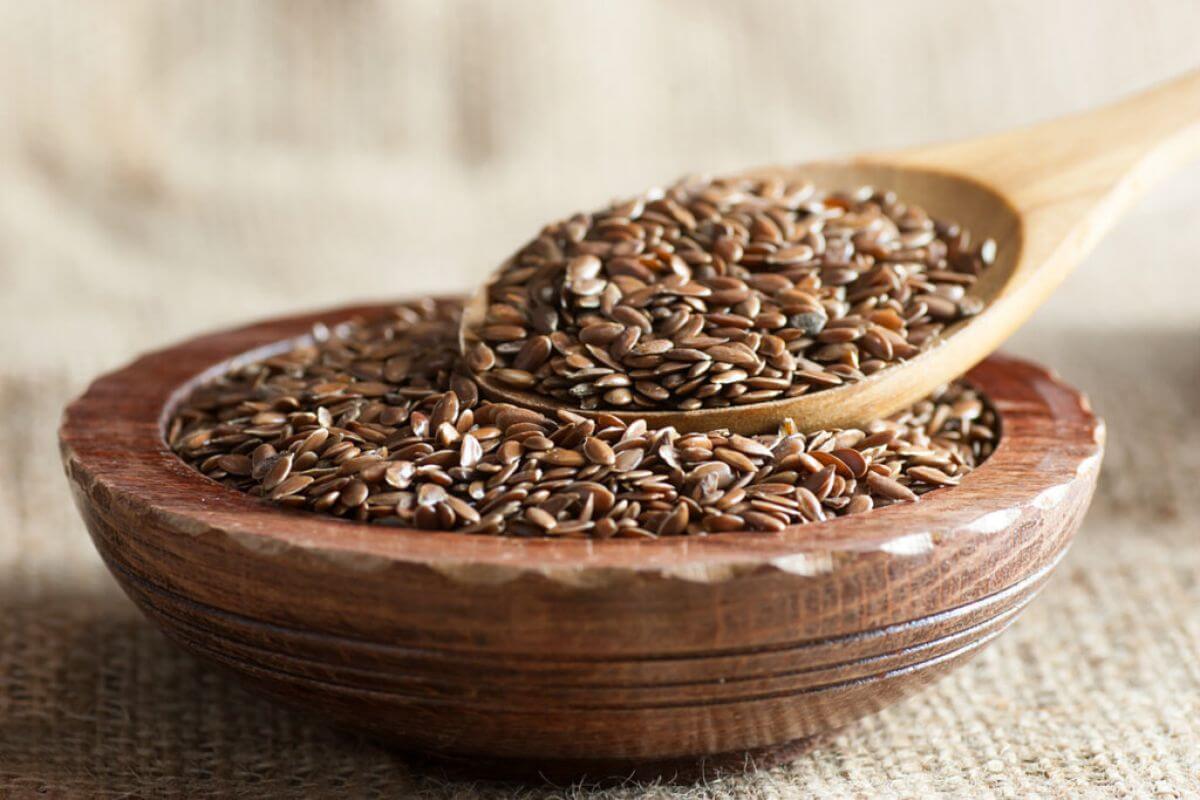A linhaça é um alimento rico em nutrientes benéficos para a saúde (Imagem: Halil ibrahim mescioglu | Shutterstock)