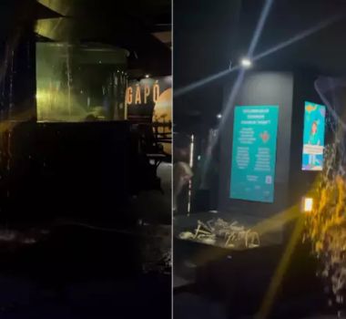 Imagem - Vídeo: teto do Aquário do Rio de Janeiro se rompe e vazamento assusta visitantes