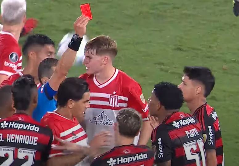 Imagem - Conmebol reconhece erro em expulsão de Plata e Flamengo busca reverter punição para duelo decisivo