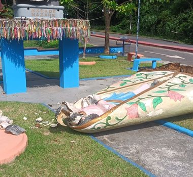 Imagem - Imagem de Nossa Senhora é destruída em Castanhal